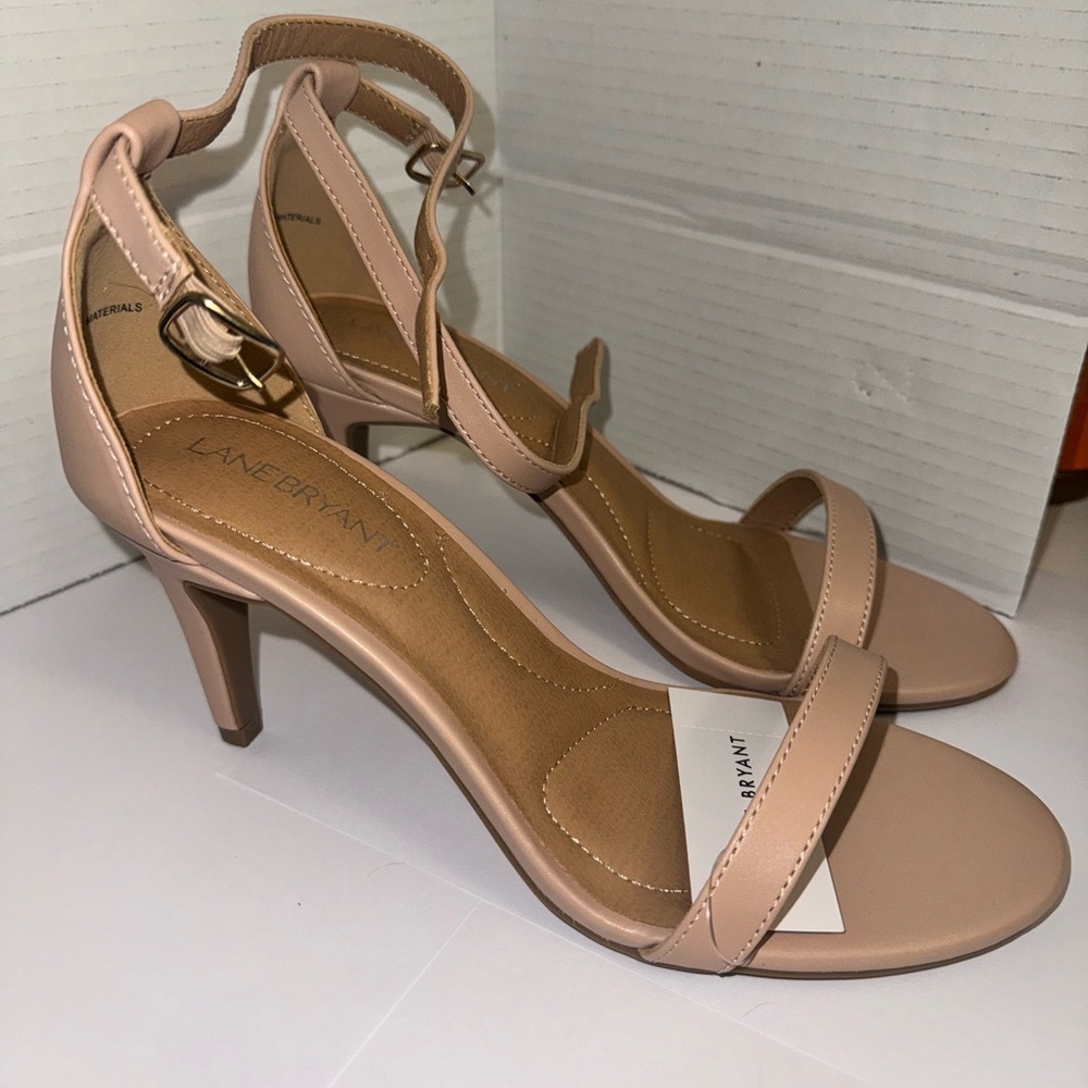 Lane Bryant ankle strap heel - 8W